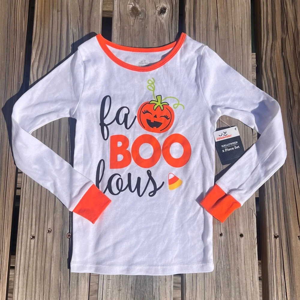 - 2 Halloween Tops SZ 7 Bundle! E/NEW